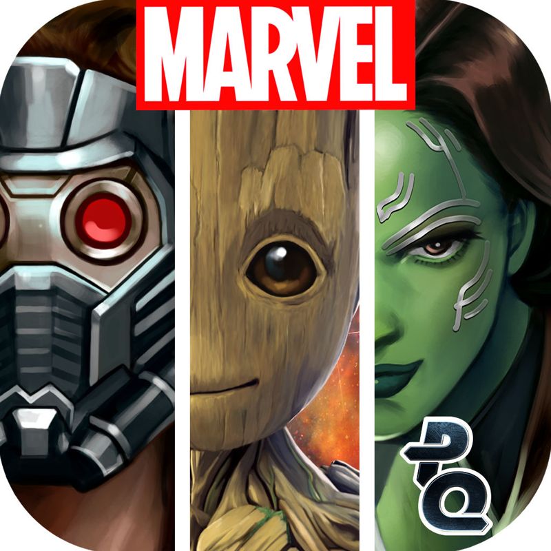 Front Cover for Marvel Puzzle Quest (iPad and iPhone): R128 release