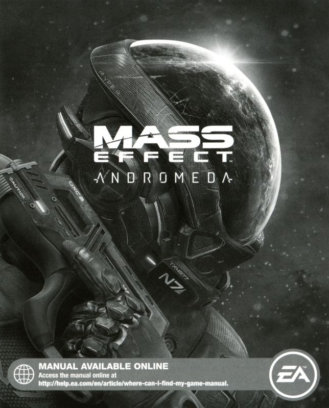 Manual for Mass Effect: Andromeda (Deluxe Edition) (PlayStation 4): Front