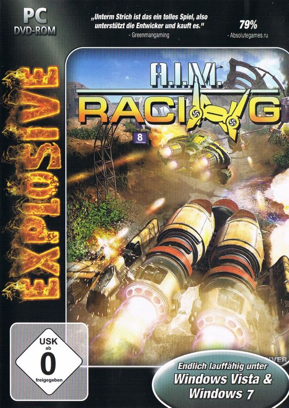 Front Cover for A.I.M. Racing (Windows) (Explosive release)