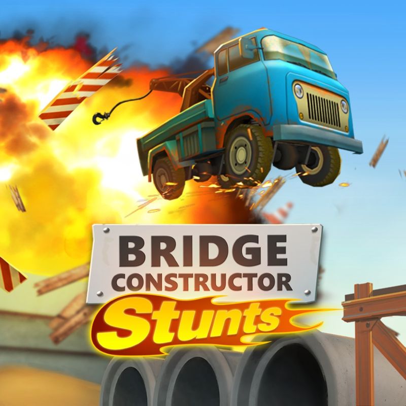 Front Cover for Bridge Constructor: Stunts (PlayStation 4) (download release)