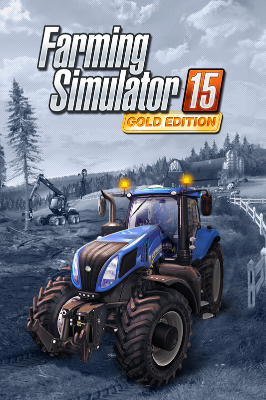 Front Cover for Farming Simulator 15: Official Expansion - Gold (Xbox One) (Download release): 2nd version