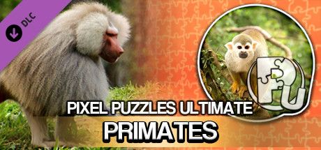 Front Cover for Pixel Puzzles Ultimate: Primates (Windows) (Steam release)