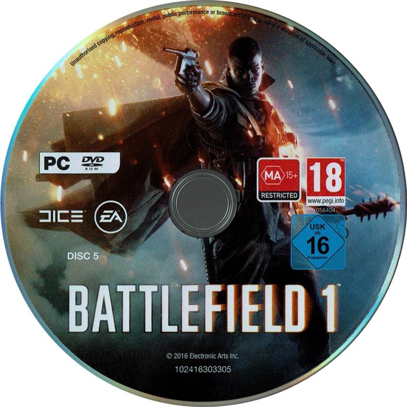 Media for Battlefield 1 (Windows): Disc 5