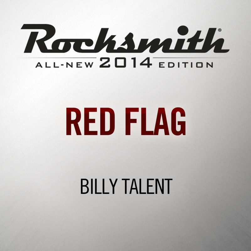 Front Cover for Rocksmith: All-new 2014 Edition - Billy Talent: Red Flag (PlayStation 3 and PlayStation 4) (download release)