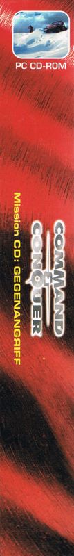 Spine/Sides for Command & Conquer: Mission CD - Gegenangriff (Limited Edition) (DOS and Windows): Left