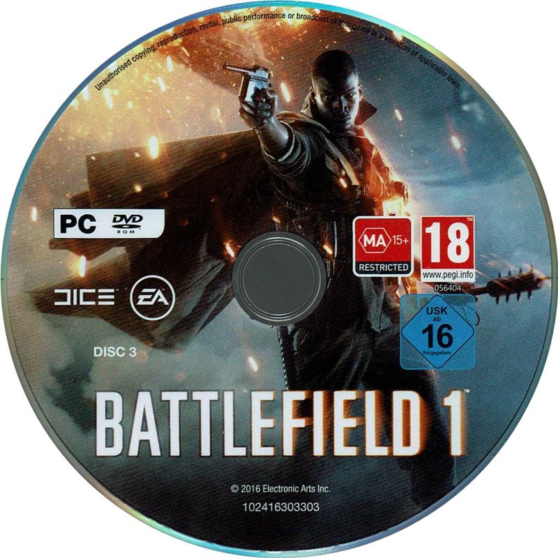 Media for Battlefield 1 (Windows): Disc 3