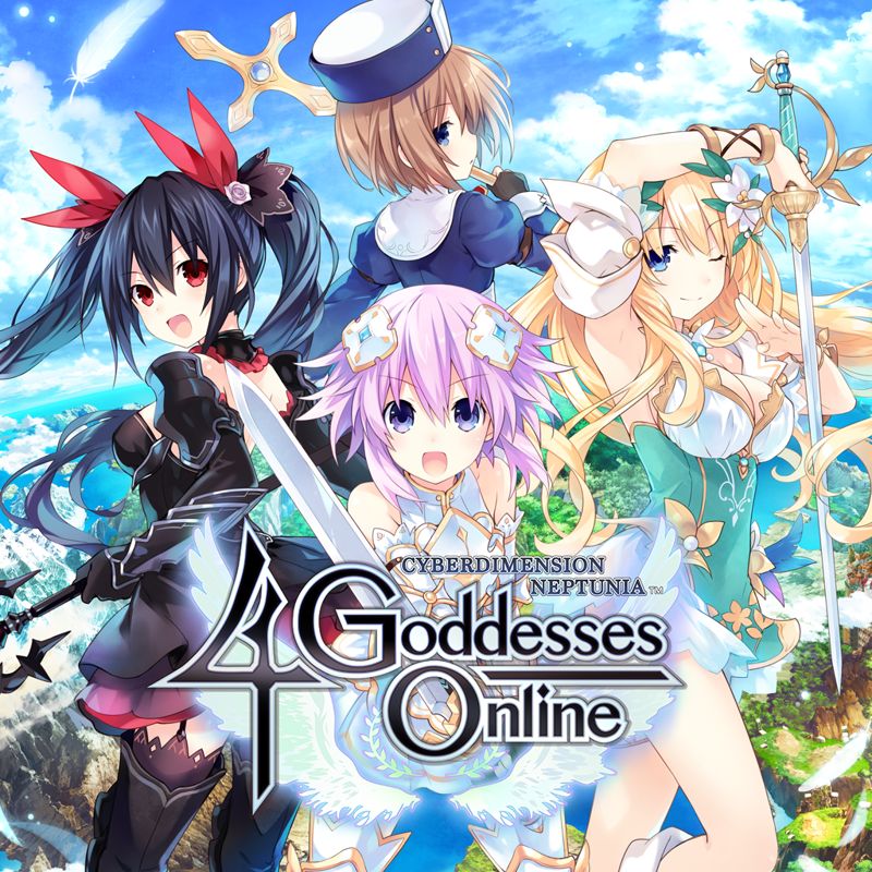 Front Cover for Cyberdimension Neptunia: 4 Goddesses Online (PlayStation 4) (download release)