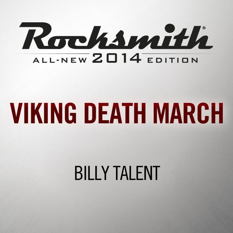 Front Cover for Rocksmith: All-new 2014 Edition - Billy Talent: Viking Death March (PlayStation 3 and PlayStation 4) (download release)