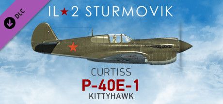 Front Cover for IL-2 Sturmovik: Curtiss P-40E-1 Kittyhawk (Windows) (Steam release)