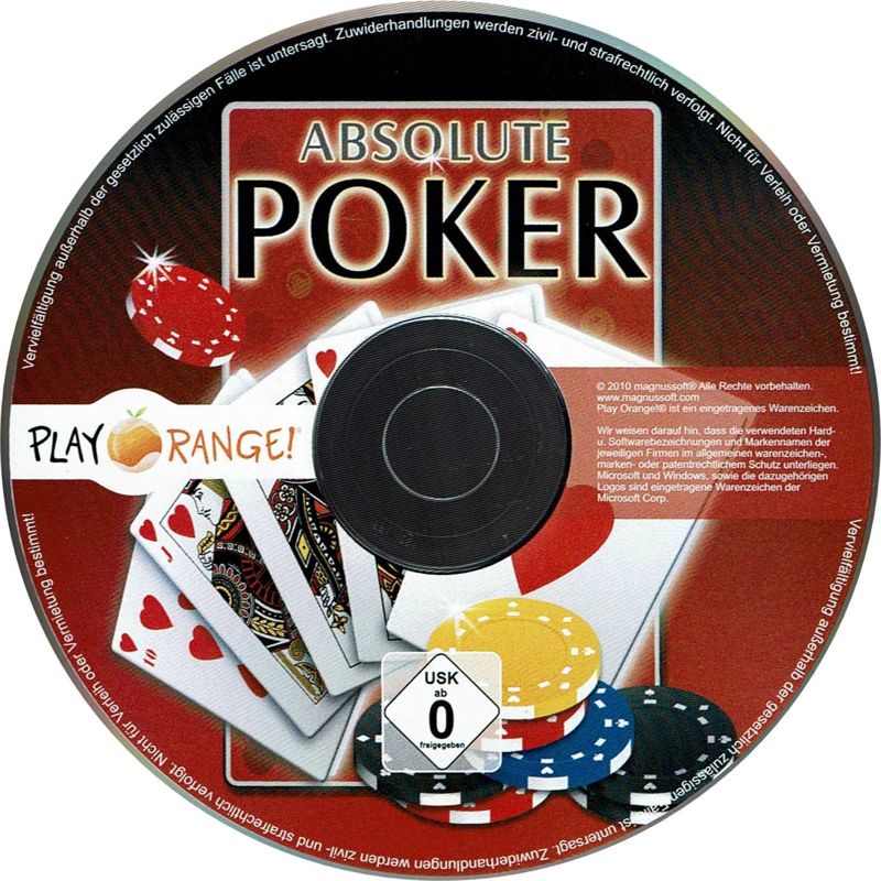 Absolute Poker cover or packaging material - MobyGames