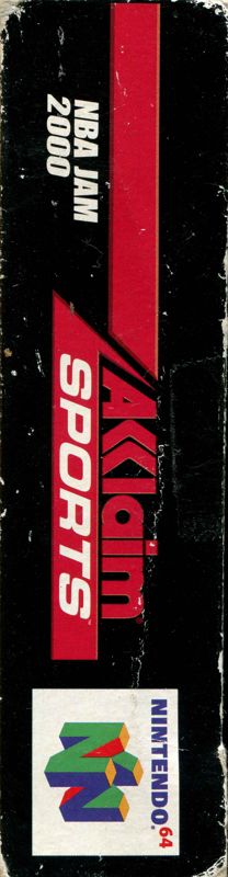 Spine/Sides for NBA Jam 2000 (Nintendo 64) (The rating sticker bottom left is exclusive to Australia.): Left