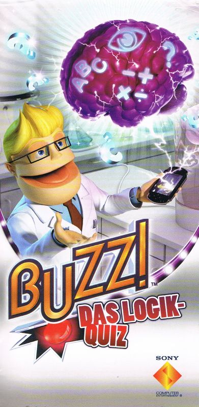 Manual for Buzz! Brain Bender (PSP): Front