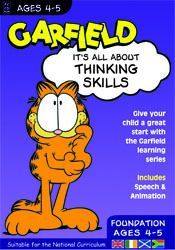 Front Cover for Garfield's It's All About Thinking Skills (Windows) (Taken from an archived Idigicon web page (2005))