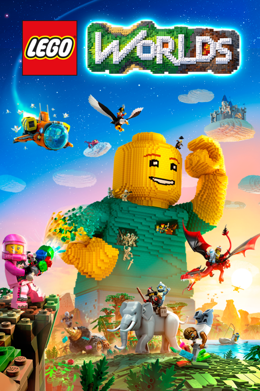 Front Cover for LEGO Worlds (Xbox One) (Download release): 2nd version
