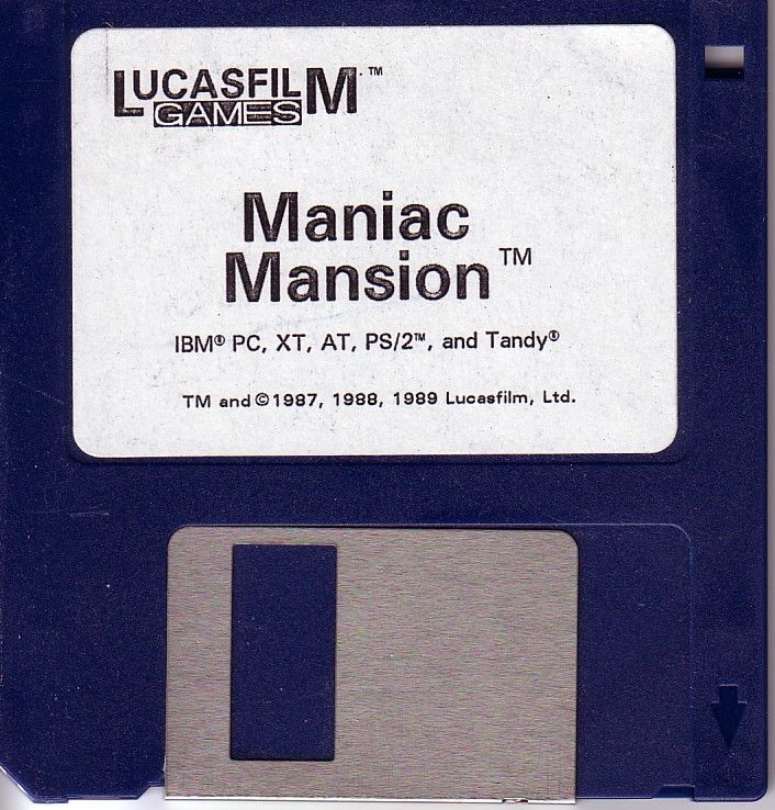 Media for Maniac Mansion (DOS) (Re-release)