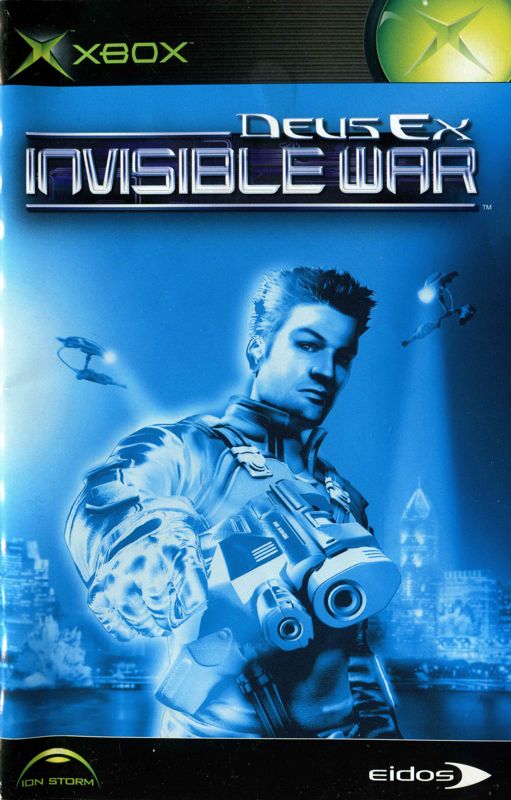 Manual for Deus Ex: Invisible War (Xbox): Front