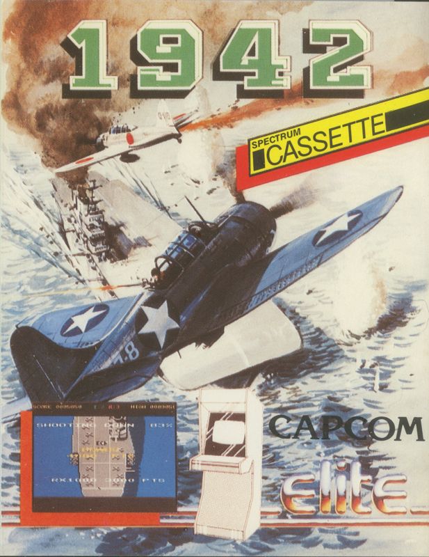 Front Cover for 1942 (ZX Spectrum)