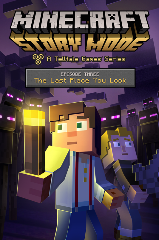 Front Cover for Minecraft: Story Mode - Episode 3: The Last Place You Look (Xbox One) (Download release): 2nd version