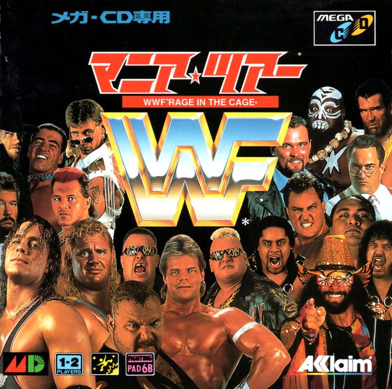 Front Cover for WWF Rage in the Cage (SEGA CD)