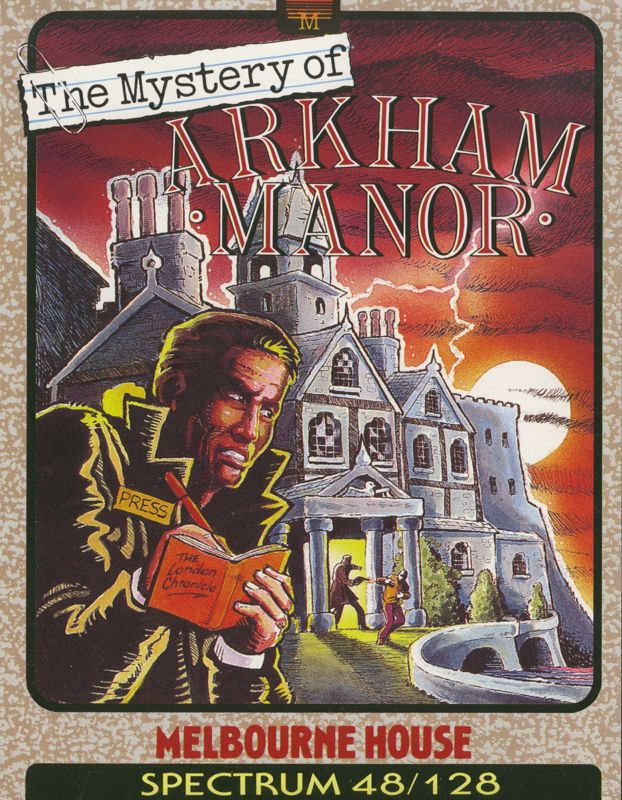 Front Cover for The Mystery of Arkham Manor (ZX Spectrum)