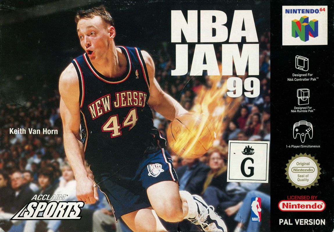 Front Cover for NBA Jam 99 (Nintendo 64): Front