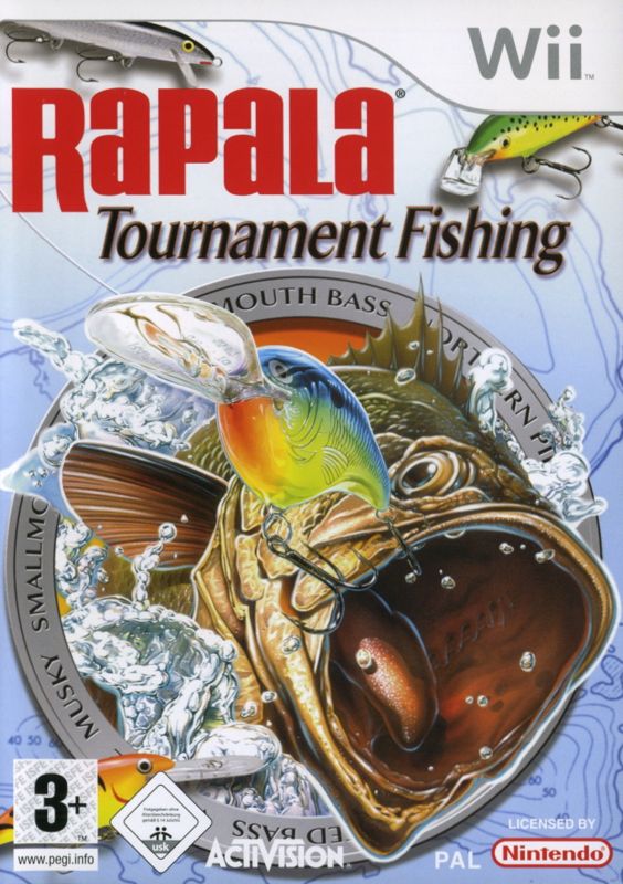Like New Xbox 360 Rapala Pro Bass Fishing Game With Fishing Rod Controller  -  