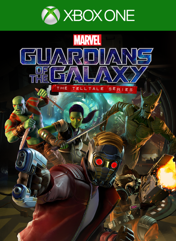 Front Cover for Marvel Guardians of the Galaxy: The Telltale Series (Xbox One) (download release): 1st version