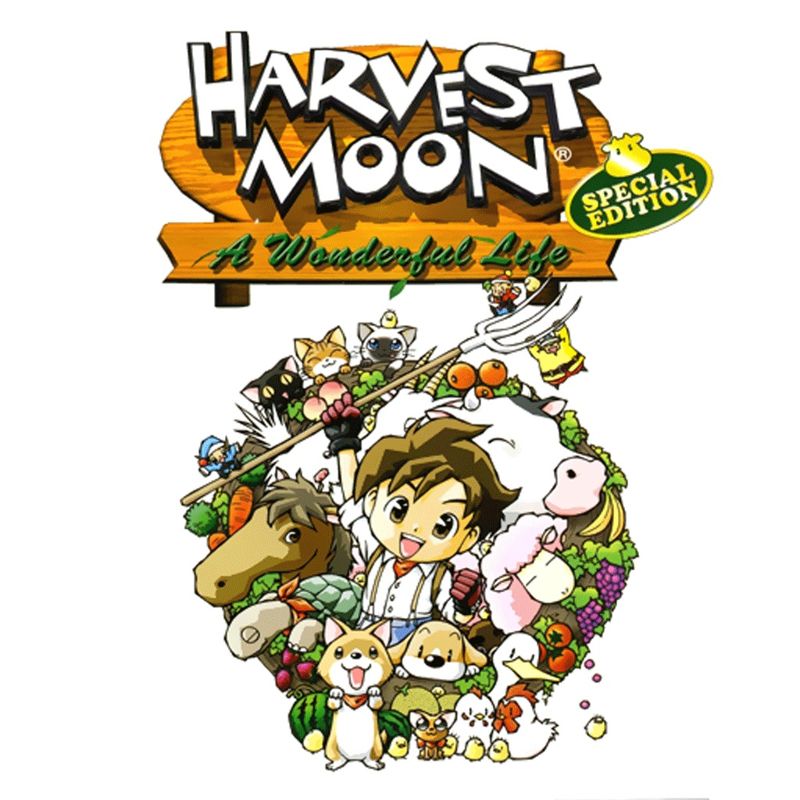Front Cover for Harvest Moon: A Wonderful Life (Special Edition) (PlayStation 4) (download release)