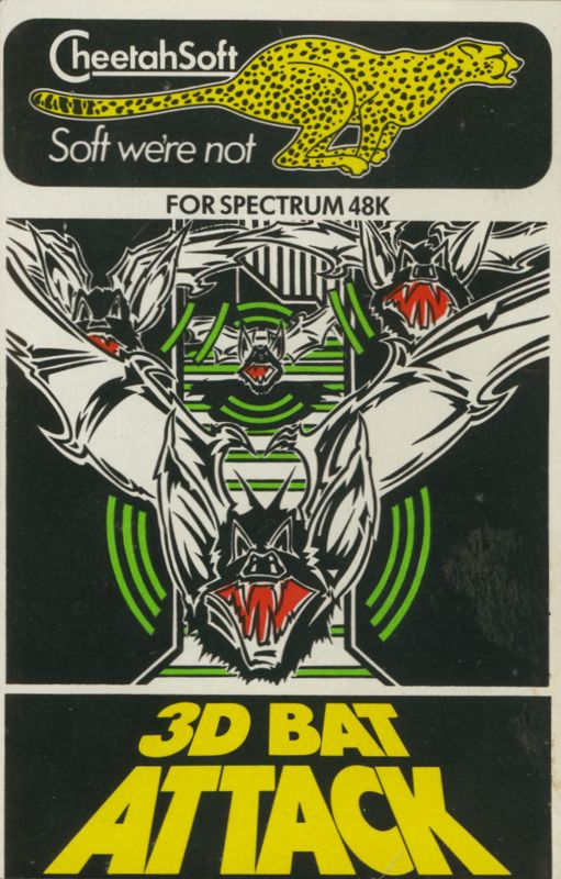 Front Cover for 3D Bat Attack (ZX Spectrum)