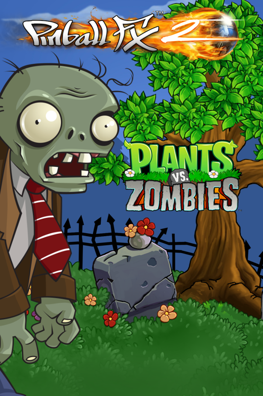 Front Cover for Pinball FX2: Plants vs. Zombies (Xbox One) (download release): 2nd version