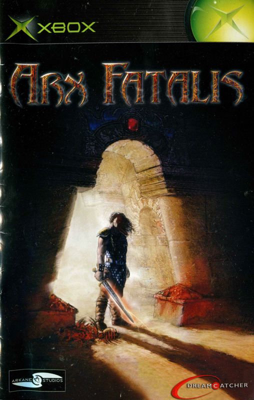 Manual for Arx Fatalis (Xbox): Front