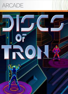 Front Cover for Discs of Tron (Xbox 360)