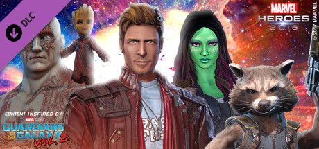 Front Cover for Marvel Heroes 2016: Marvel's Guardians of the Galaxy - Vol. 2 (Macintosh and Windows) (Steam release)