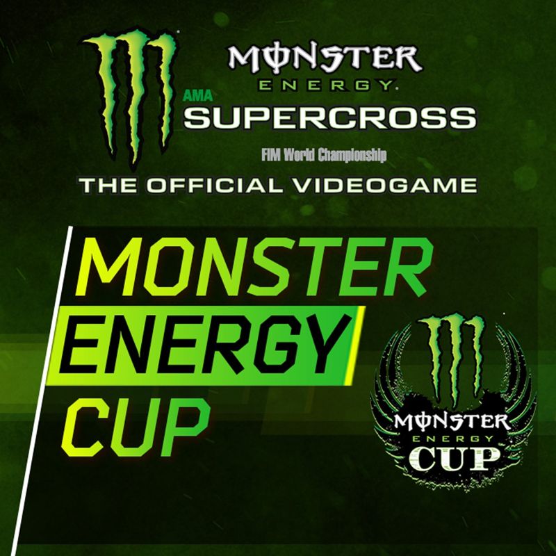 Front Cover for Monster Energy Supercross: The Official Videogame - Monster Energy Cup (PlayStation 4) (download release)