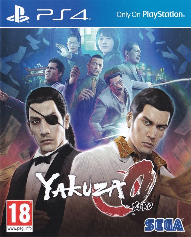 Front Cover for Yakuza 0 (PlayStation 4)