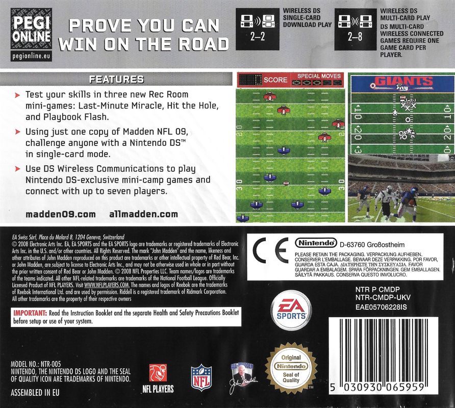 Madden NFL 17 cover or packaging material - MobyGames