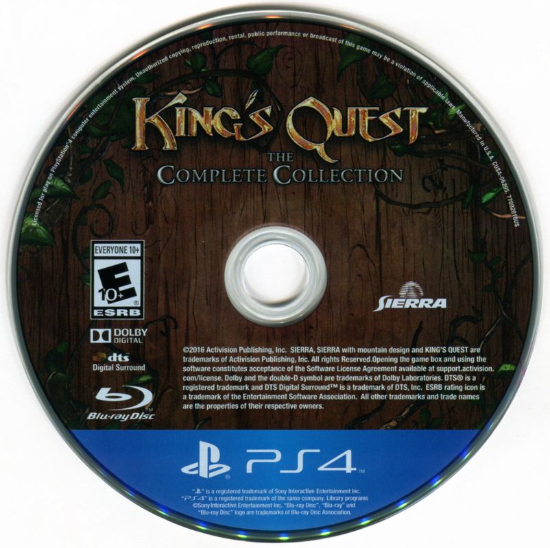 Media for King's Quest: The Complete Collection (PlayStation 4)