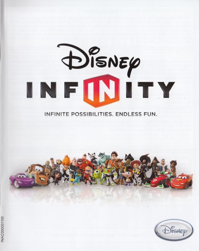 Manual for Disney Infinity (PlayStation 3) (Starter Pack): Front