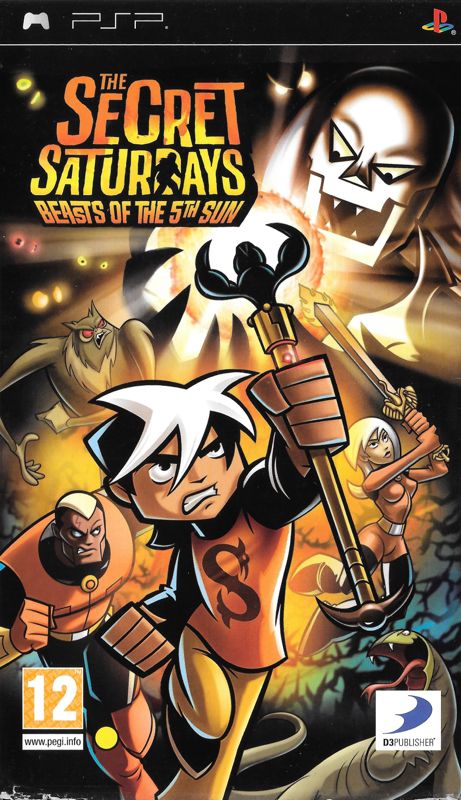 Front Cover for The Secret Saturdays: Beasts of the 5th Sun (PSP)