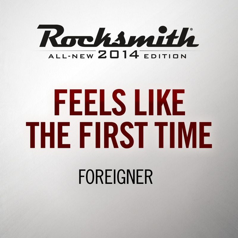 Front Cover for Rocksmith: All-new 2014 Edition - Foreigner: Feels Like The First Time (PlayStation 3 and PlayStation 4) (Download release)