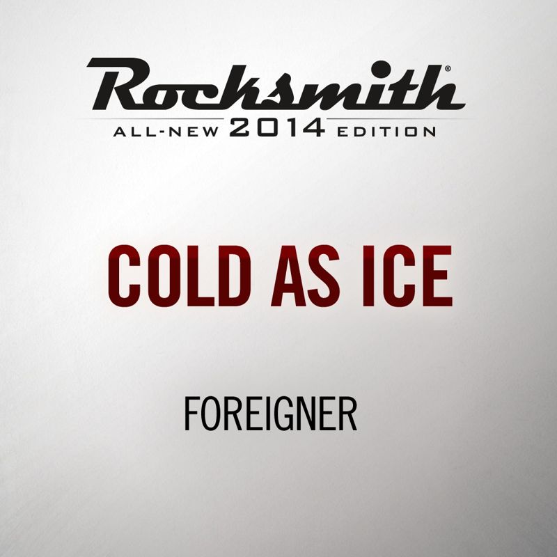 Front Cover for Rocksmith: All-new 2014 Edition - Foreigner: Cold As Ice (PlayStation 3 and PlayStation 4) (Download release)