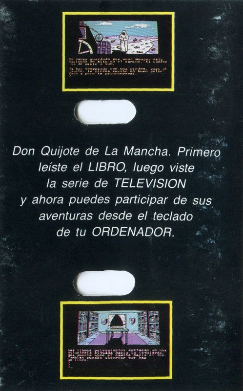 Back Cover for Don Quijote (ZX Spectrum) (re-release: IBSA - Serie Leyenda)