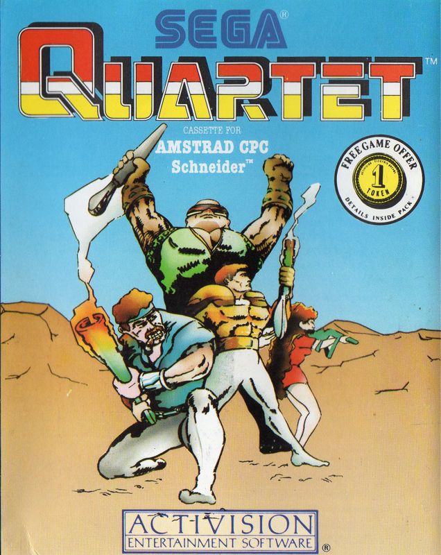 Front Cover for Quartet (Amstrad CPC)