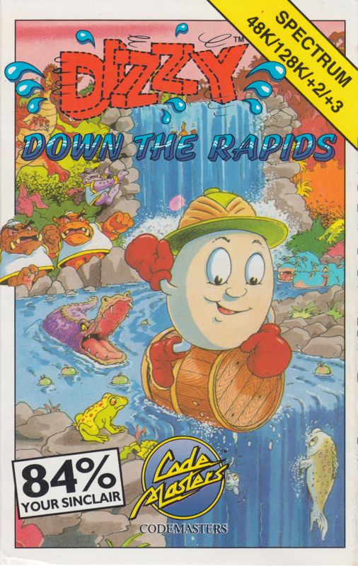 Front Cover for Dizzy: Down the Rapids (ZX Spectrum)