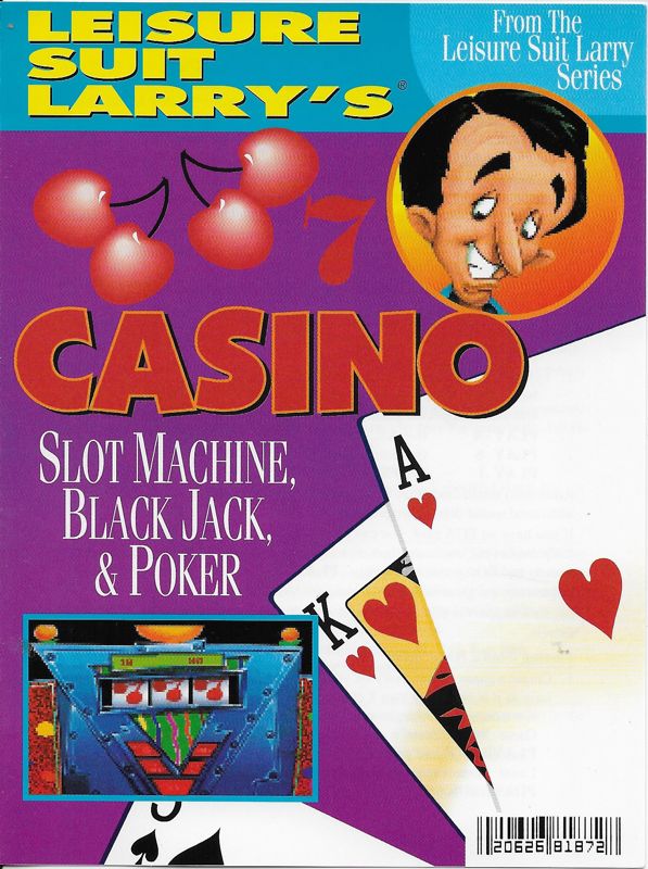 Front Cover for Crazy Nick's Software Picks: Leisure Suit Larry's Casino (DOS)