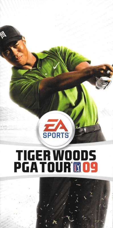 Manual for Tiger Woods PGA Tour 09 (PSP): Front