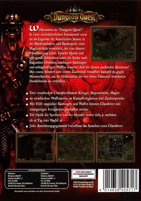 Back Cover for Dark Tower Conspiracy (Windows)