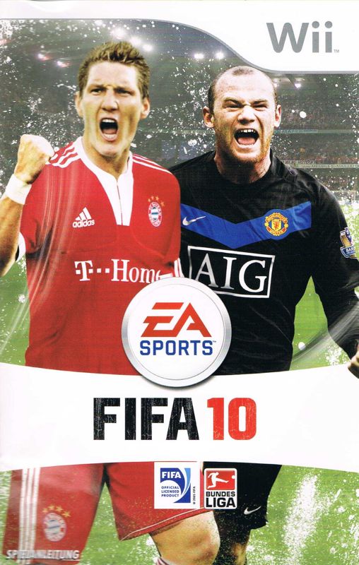 Manual for FIFA Soccer 10 (Wii): Front