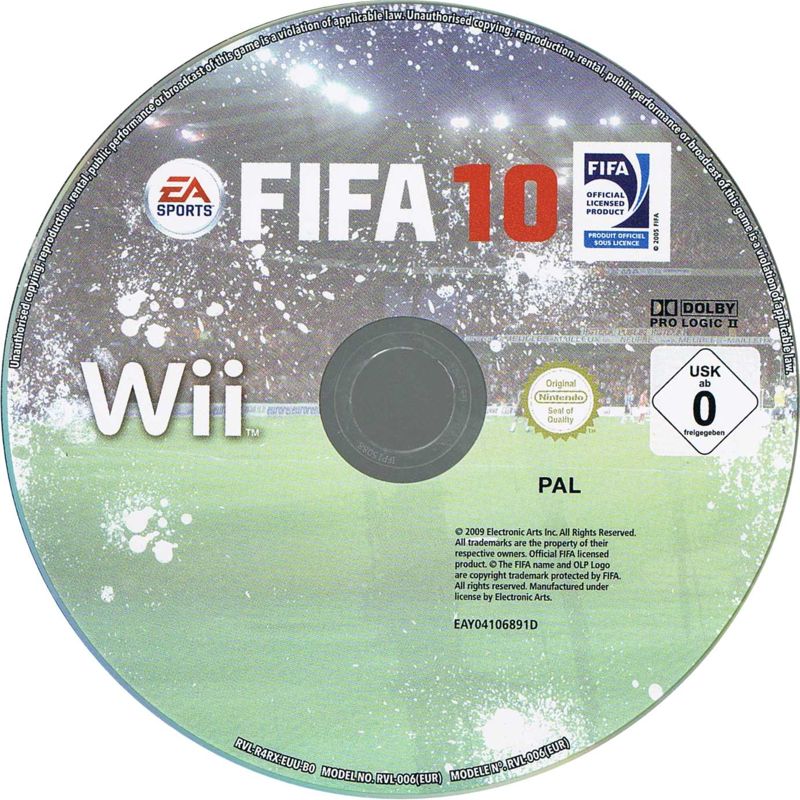 Media for FIFA Soccer 10 (Wii)