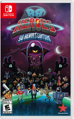 Front Cover for 88 Heroes (Nintendo Switch) (download release): 1st version